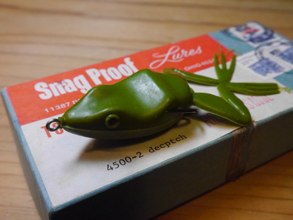 Snag Proof スナッグプルーフ＞<br>Wobbletron Frog<br>カラー：Chartreuse<br> - ルアー・フライ
